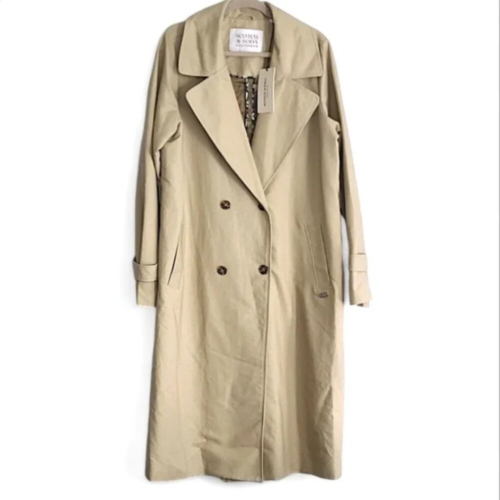 Scotch & Soda Beige Trench Coat - XL